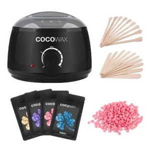 CocoWax - Kit Épilation + 4x Cires & Spatules Offertes
